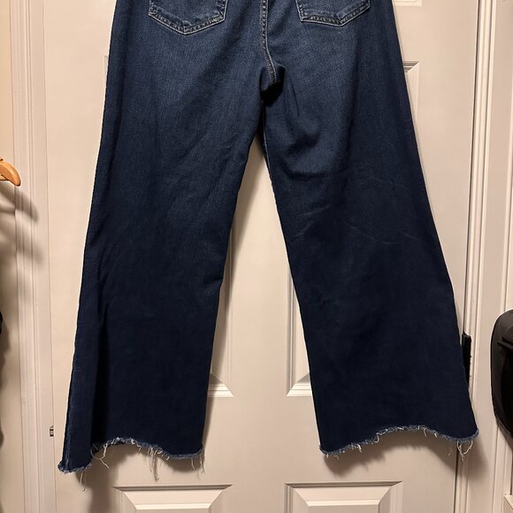 Kut from the Kloth Meg High-Rise Wide-Leg Pant – Dark Blue Wash – Size 10 - Picture 5 of 6